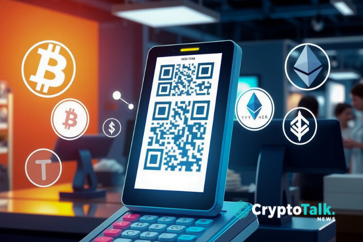 KuCoin Pay Crypto payment QR code